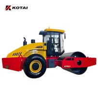 Full hydraulisk enkelt stålrulle